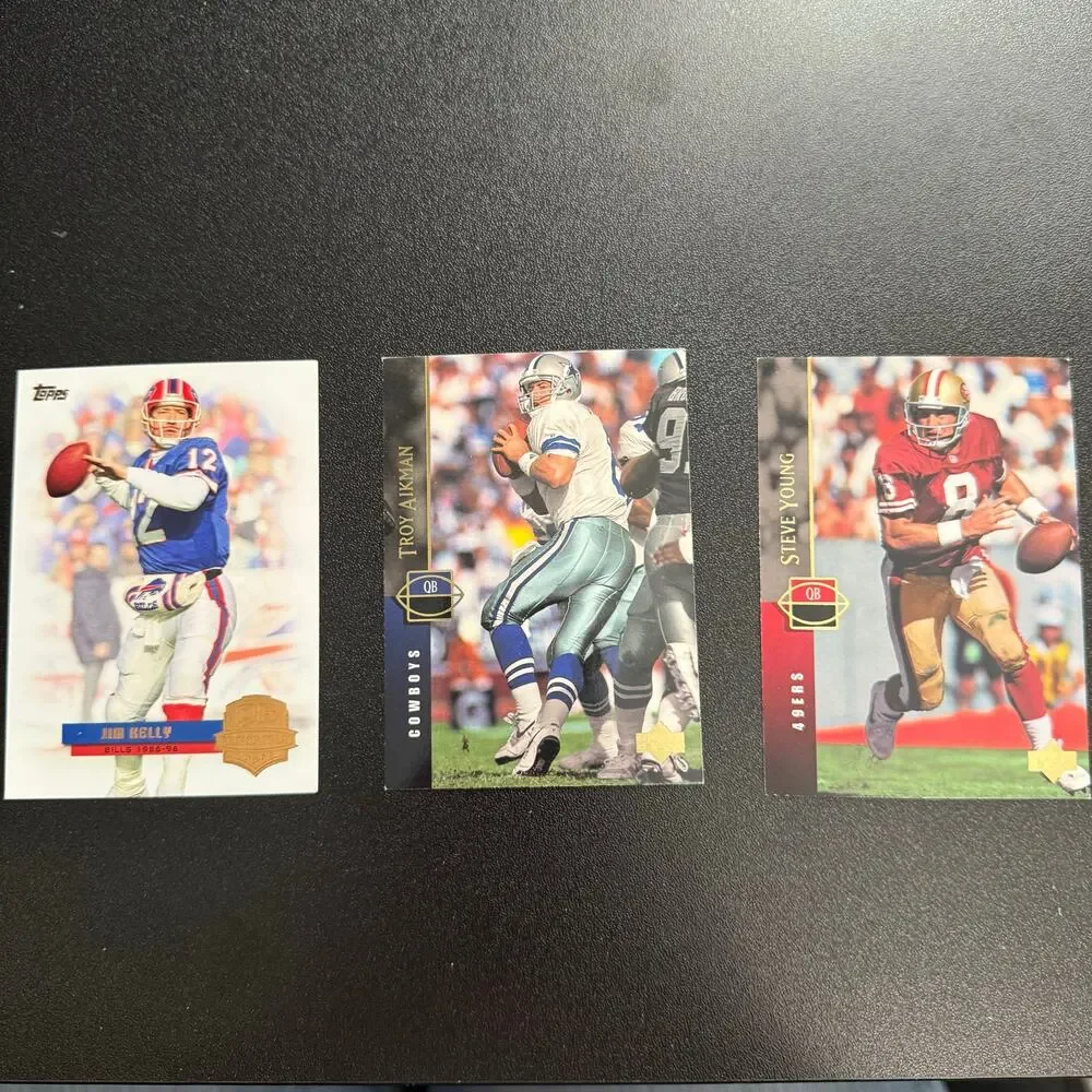 NFL Trading Cards Lot of 9 Various Cards‎